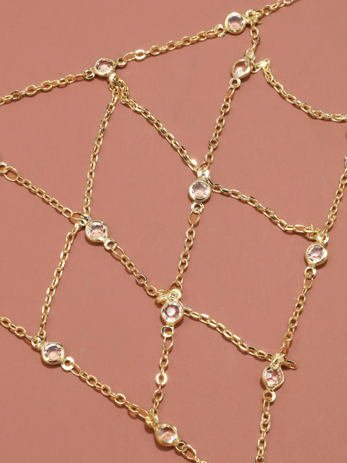 سوار إصبع من حجر الراين بشبكة منشورية، مجوهرات بسيطة لتزيين اليد الأنثوية، سلسلة سوار عصرية متعددة الاستخدامات