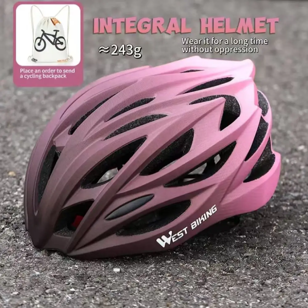 WEST BIKING Road Bike Mountain Bike Riding Helmet All-In-One Breathable Unisex Helmet