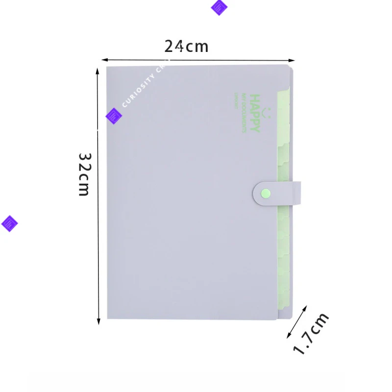 Carpeta de archivos A4, organizador de documentos de gran capacidad, 5 capas, Color Macaron, material de oficina escolar para estudiantes,