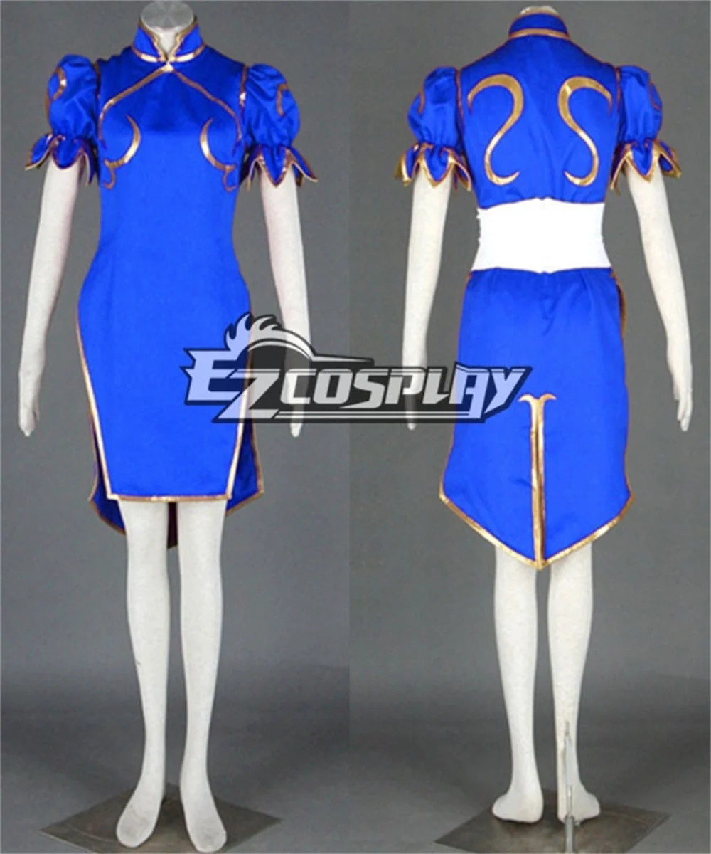 Fighting Game Cos Costumes Chun-Li Cosplay Chun Li Classic Battle Outfits Halloween Carnival Costumes