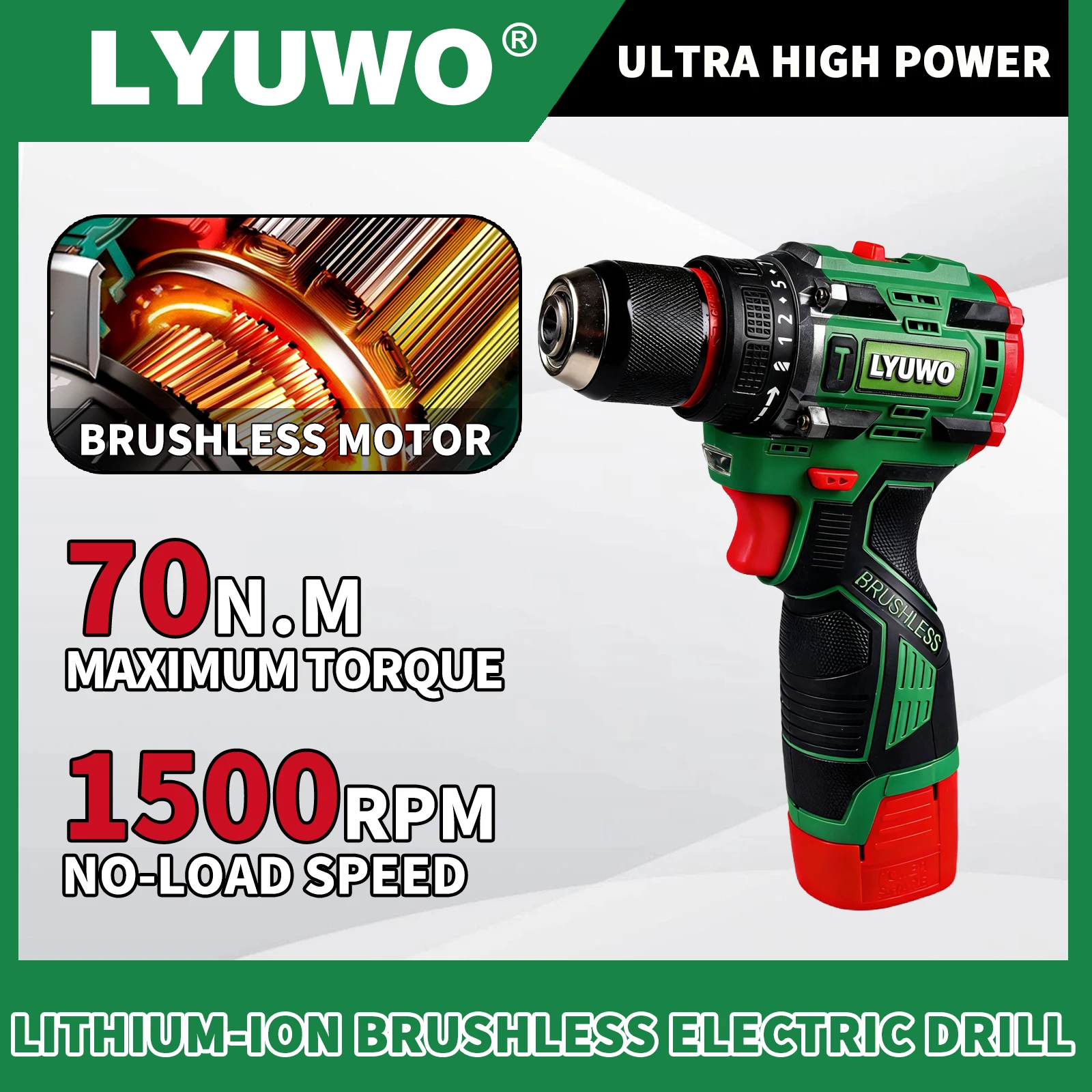 lyuwo-brushless-rechargeable-handheld-drill-lithium-ion-impact-drill-home-decoration-electrician-electric-screwdriver-birthda