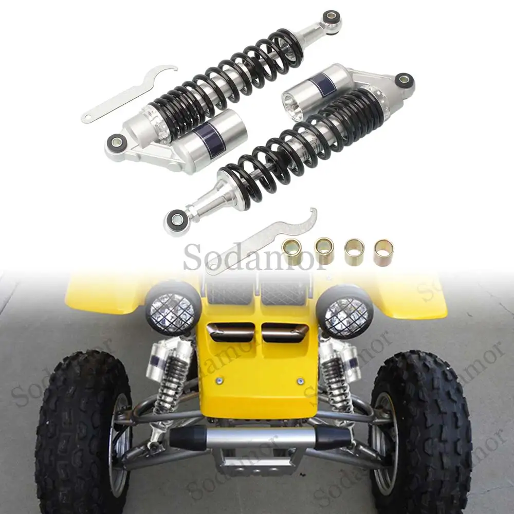

For 2006 Yamaha Banshee 350 YFZ350SP 50th Anniversary Edition Left & Right Front Air Shocks Absorber Set 375mm 410mm Accessory