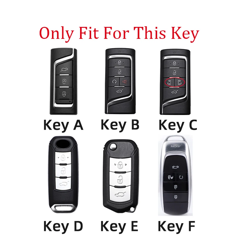 Car Key Cover Case For Gac Trumpchi GS3 GS4 GS5 GS7 GS8 GA3 GA4 GA5 GA6 GA8 M6 M8 2013 2014 2015 2016 2017 2018 2019 2020 2021