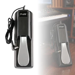 Piano Keyboard Sustain Damper Pedal for Electric Piano Electronic Organ & Synthesizer