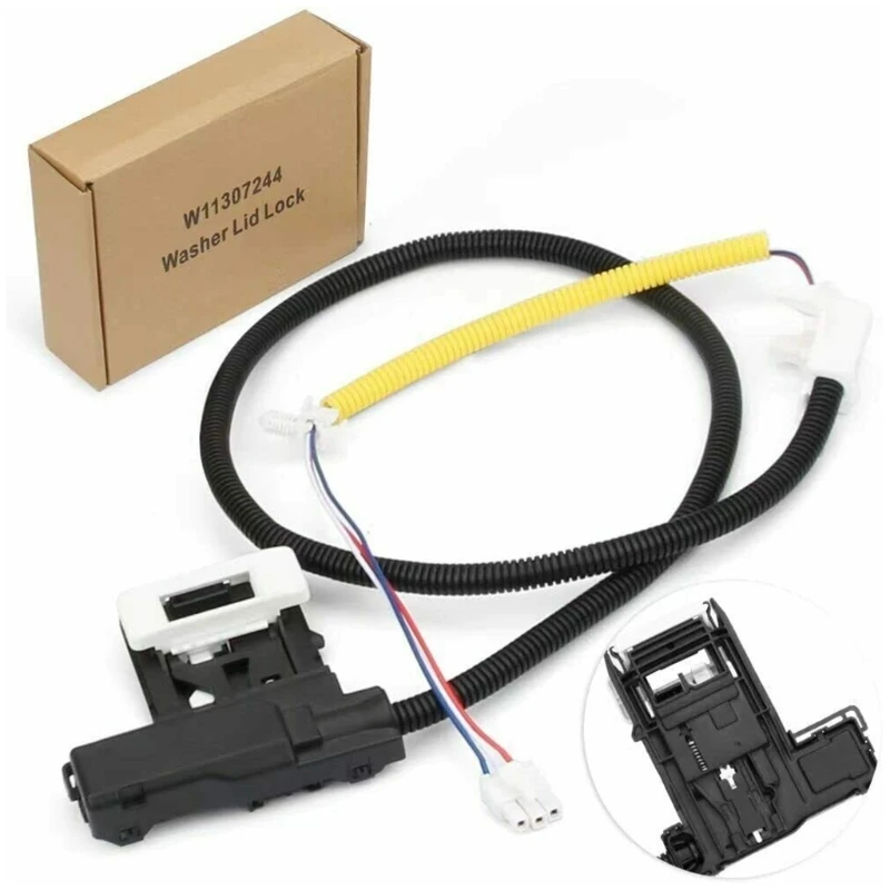 W11307244 ฝาปิดเครื่องซักผ้าล็อคเปลี่ยน 3 สายสำหรับเครื่องซักผ้าฝาปิดประตูLatchesชุดอุปกรณ์เสริม
