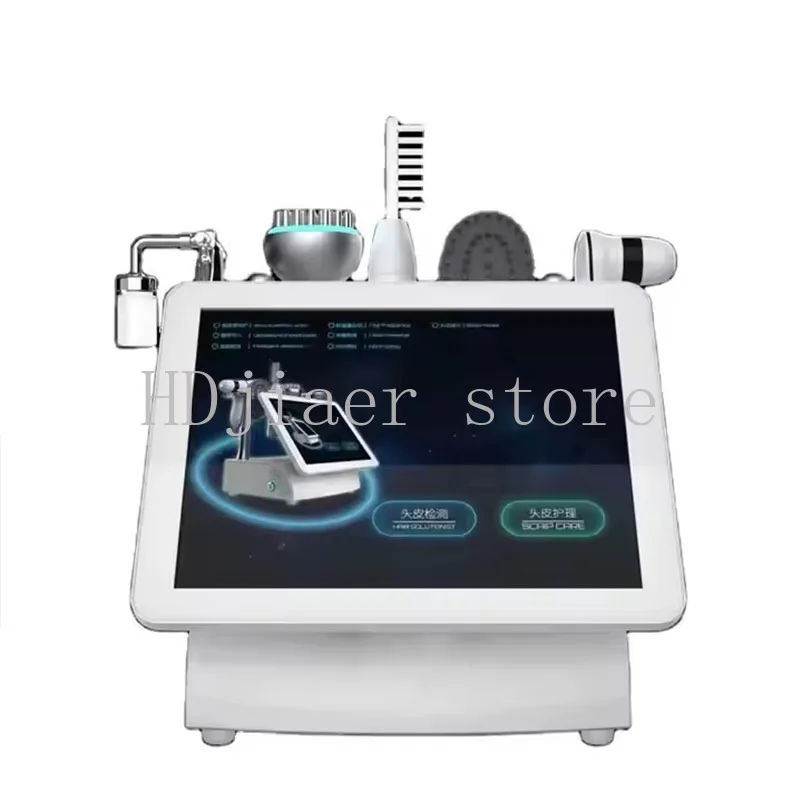 

New Arrivals Multifunctional 15 inch 5 In 1 High Frequency Hair Scalp Massage Device For Hair Spa