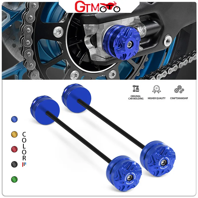 Novo eixo do garfo da roda crash slider para f750gs f850gs 19-24 f700gs f800gs 17-24 motocicleta cnc roda traseira dianteira caindo proteção