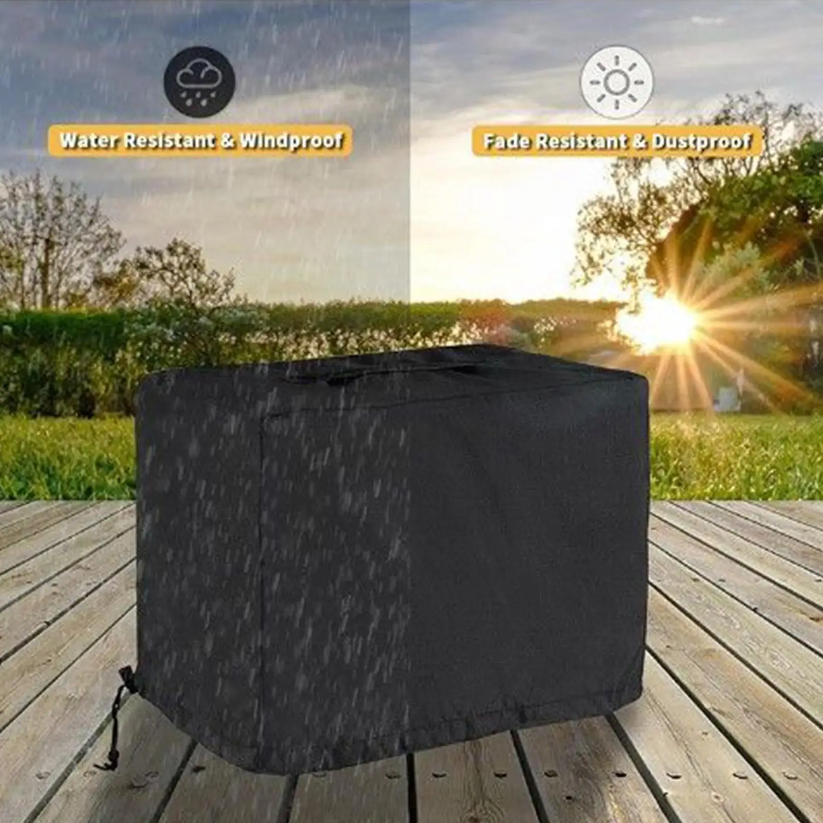 

Крышка для барбекю на открытом воздухе, водонепроницаемая защита для барбекю, портативная защита от ультрафиолета, крышка для угольного гриля для пляжа, кухни, бара, вечеринки на заднем дворе, снаружи