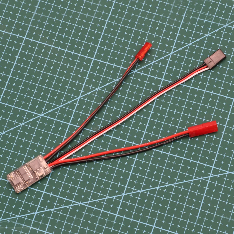 1PCS Micro One/Two Way Brushed ESC 3.5-12.6V 1-3S Speed Controller with 5V 1A BEC LED Indicator Light for RC Airplane/Car Model