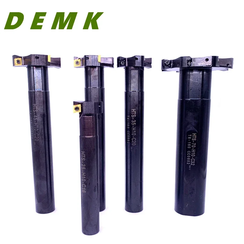 Imagem -03 - Cortador de Trituração T-slot Fresa Lateral Trapezoidal D2080 H08 H10 Ccmt06024 Mpht060304 Inserção do Cnc