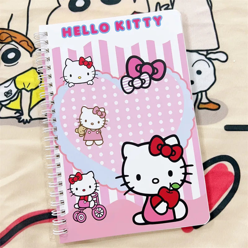 Imagem -04 - Sanrio Olá Kitty Kuromi Notebook Livros de Bobina Notepad Portátil Planner Note Book Material de Papelaria Escola Escritório Pcs