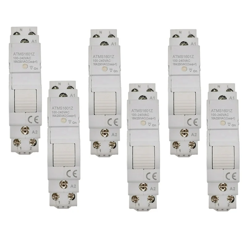 REPLA-6X Tuya Smart Life Zigbee Circuit Breaker Din Rail 1P Single Pole Dry Contact Timer รีเลย์ App รีโมทคอนโทรลสมาร์ทจับเวลา