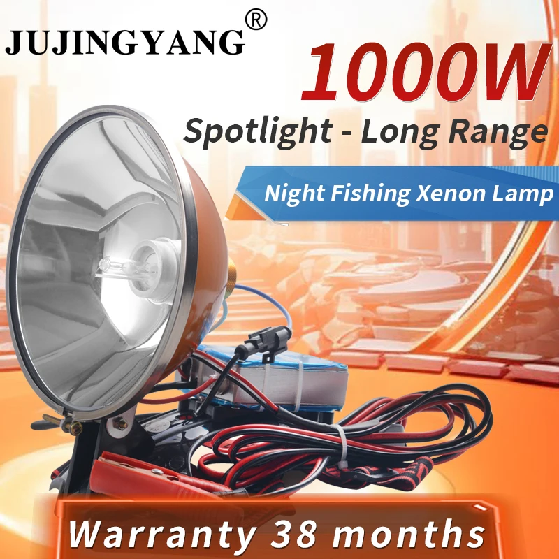 

High brightness 120000 lumens xenon headlight high power 1200W long-range strong light searchlight 12V head mounted spotlight