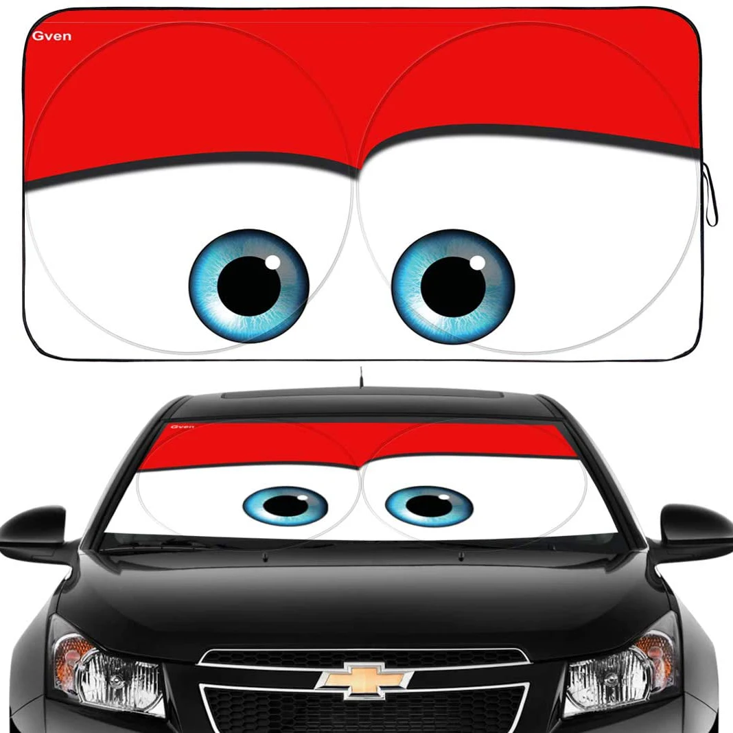 

Sunshades Reflector Anti UV Protector Evil Eyes Custom Car Sunshade Auto Sunshade Universal Sun Shade Summer 2022Hot Sale