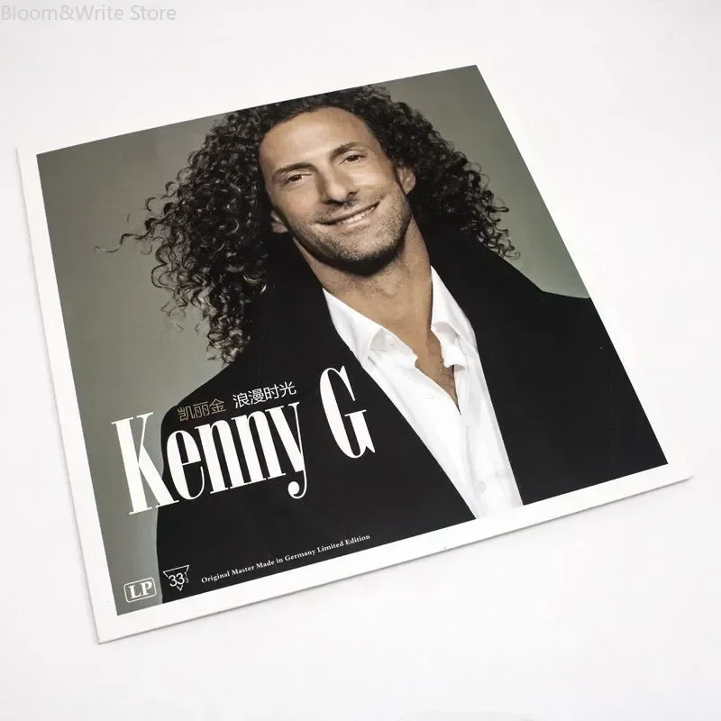 Famous Saxophone Players Kenny-G LP Vinyl Record, Saxophone Classical Music, Jasmine Flower, 12-inch Gramophone Record Gift