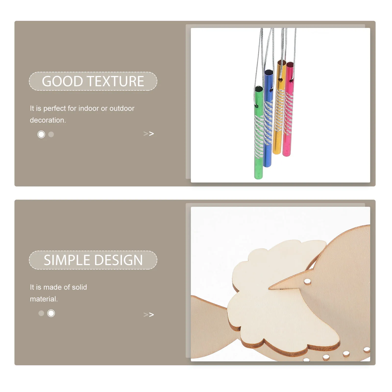 

1 Set Diy Painting Chimes Kit Bird Wind Bell Craft Making Material For Garden Outdoor Balcony Hanging Decor Wind Chime Ornament