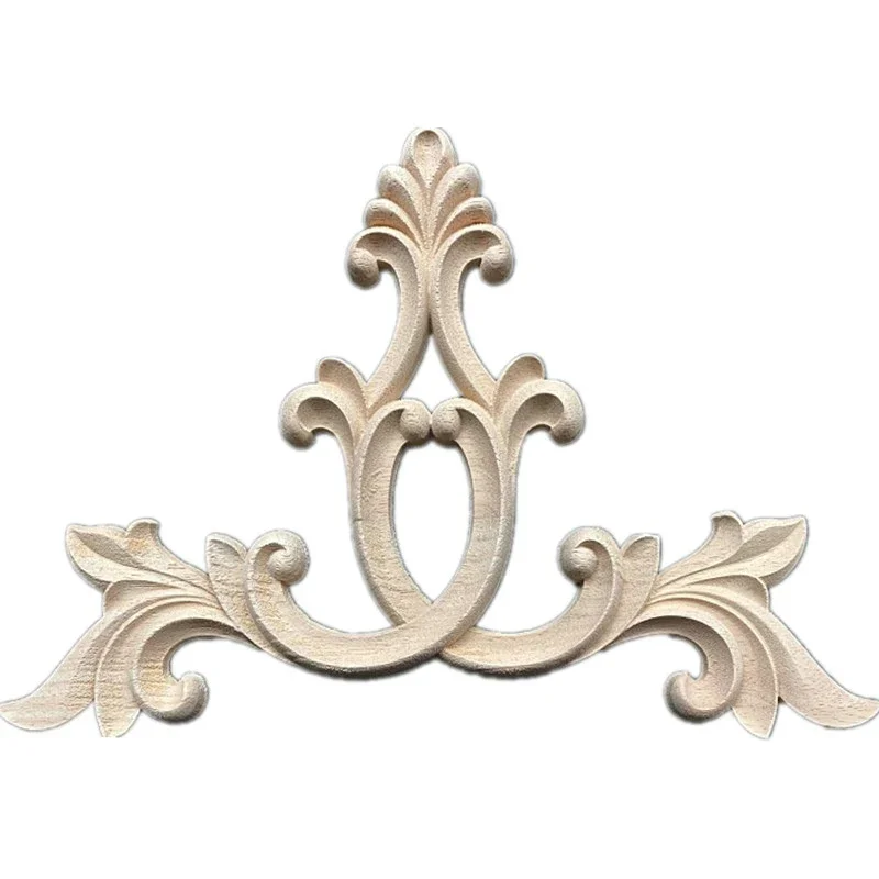 31 سنتيمتر الخشب الخشب زين الزخرفية العتيقة زهرة قطعة تمرير حائط الخلفية خزانة إكسسوارات ديكور منزلي #1