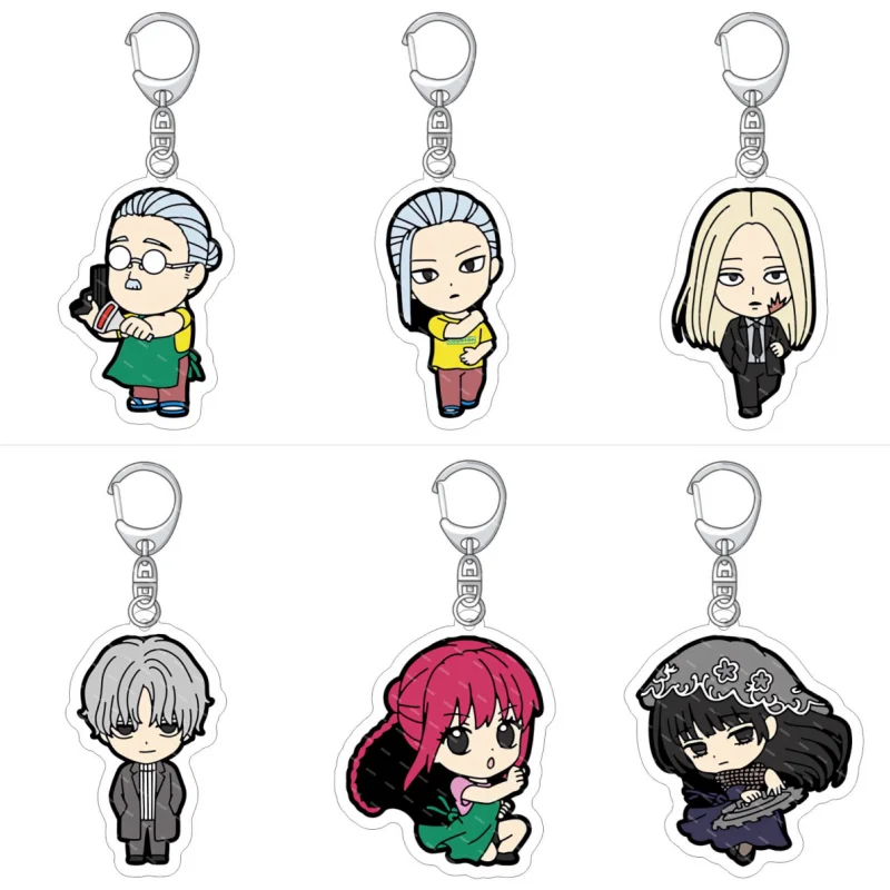 

Recycled Acrylic Keychain for Sakamoto Days Taro Sakamoto Shin Asakura Lu Xiaotang Shishiba Nagumo Uzuki Anime Keychain Gift
