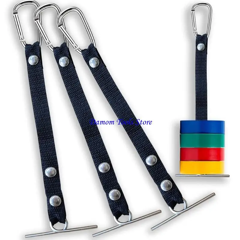 57BE Electrical Tape Holder Secure Snapped Mechanism For Electricians Construction Workers Durability Polyester Alloy Design