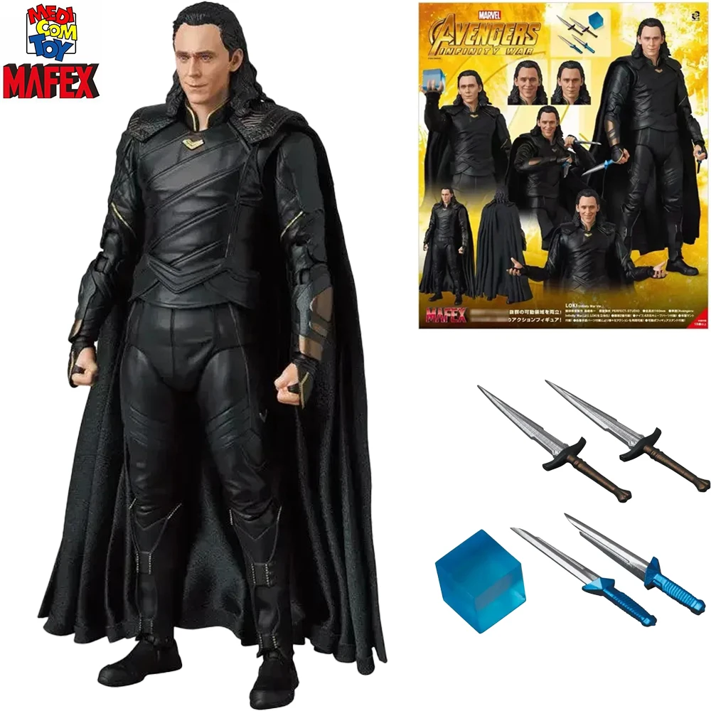 

[В наличии] Оригинальная игрушка Medicom Mafex Marvel Series Avengers Infinity War Loki 160 мм Фигурка Коллекционная модель