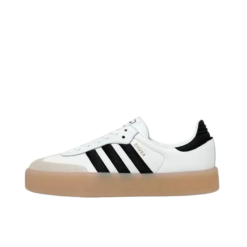 Adidas Originals Samba XLG White Balck Thick-soled Platform Men Women Skateboarding Shoes Height Increasing German Training