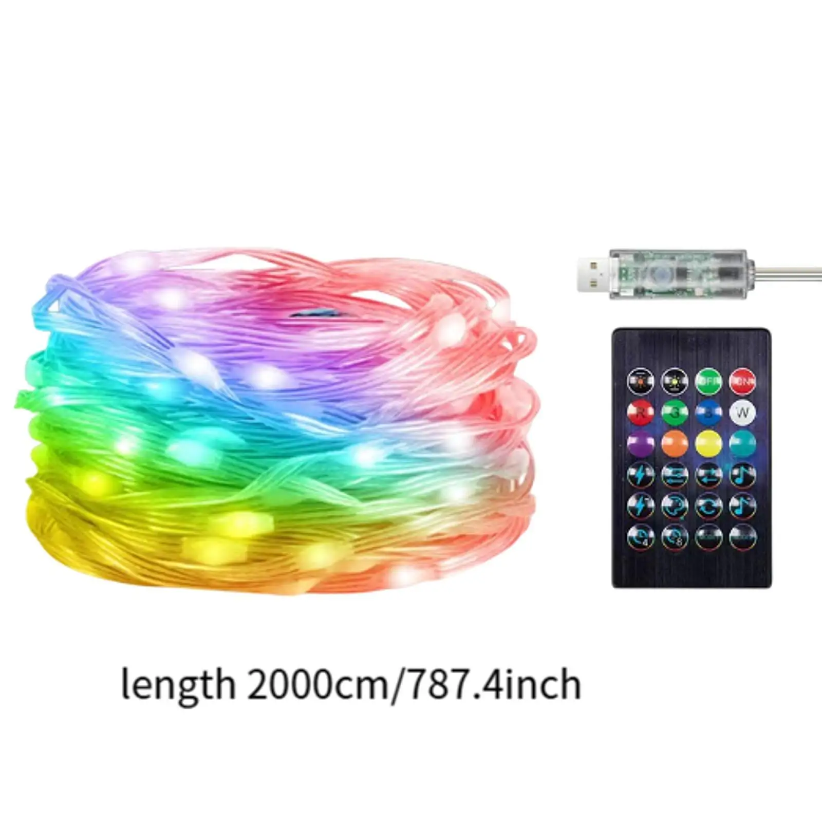 Color Changing Fairy Lights LED Fairy String Light for Porch Bar Front Yard