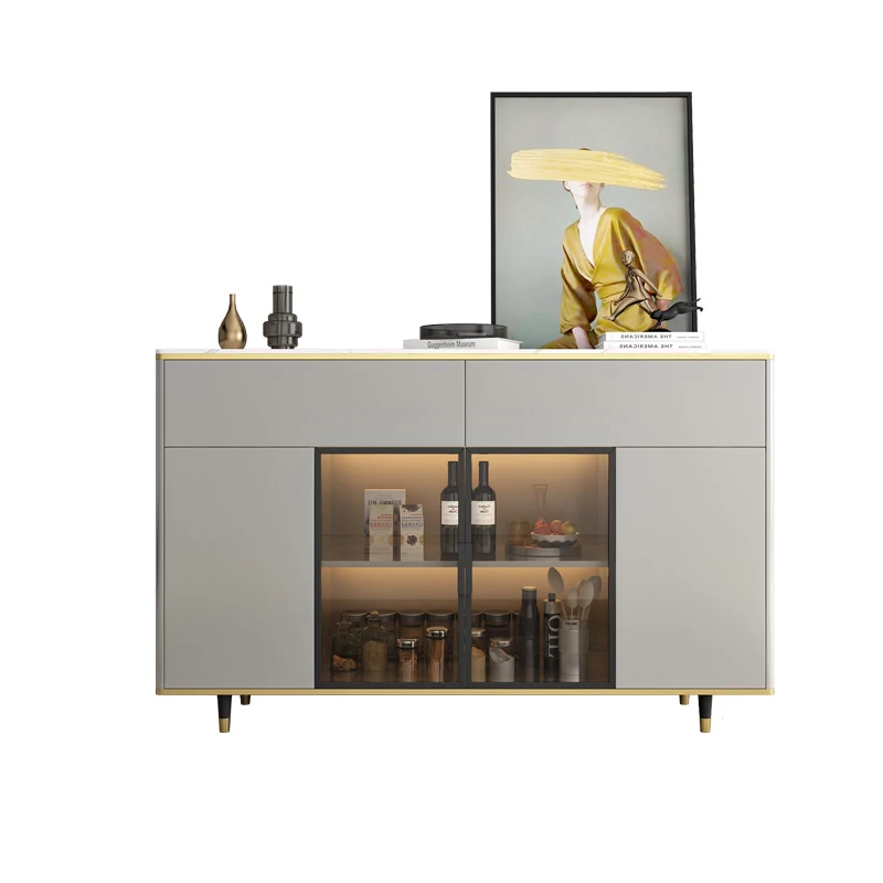 

Modern light luxury sideboard, dining room, tea cabinet, operation table, and dining cabinet