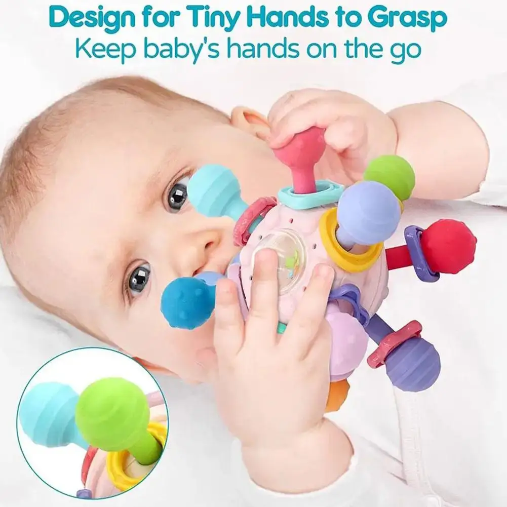 Silicone Baby Teething Toys Remote Control Chew Teether for Babies Baby Toys 0 12 Months Infant Sensory Development Toys