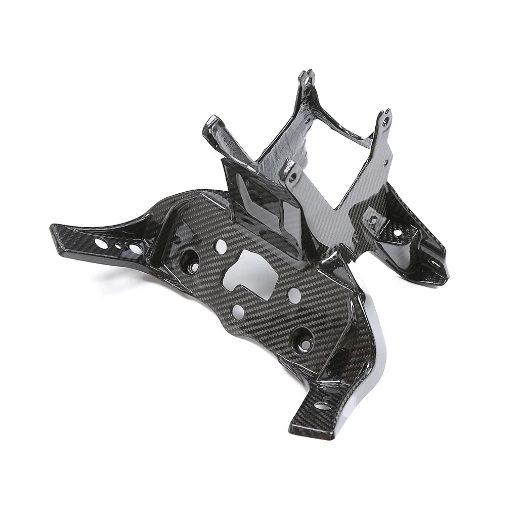 For BMW S1000RR M1000RR 2019 2020 2021 2022 100% Carbon Fiber Dashboard Bracket Front Holder Fairing Motorcycle Accessories