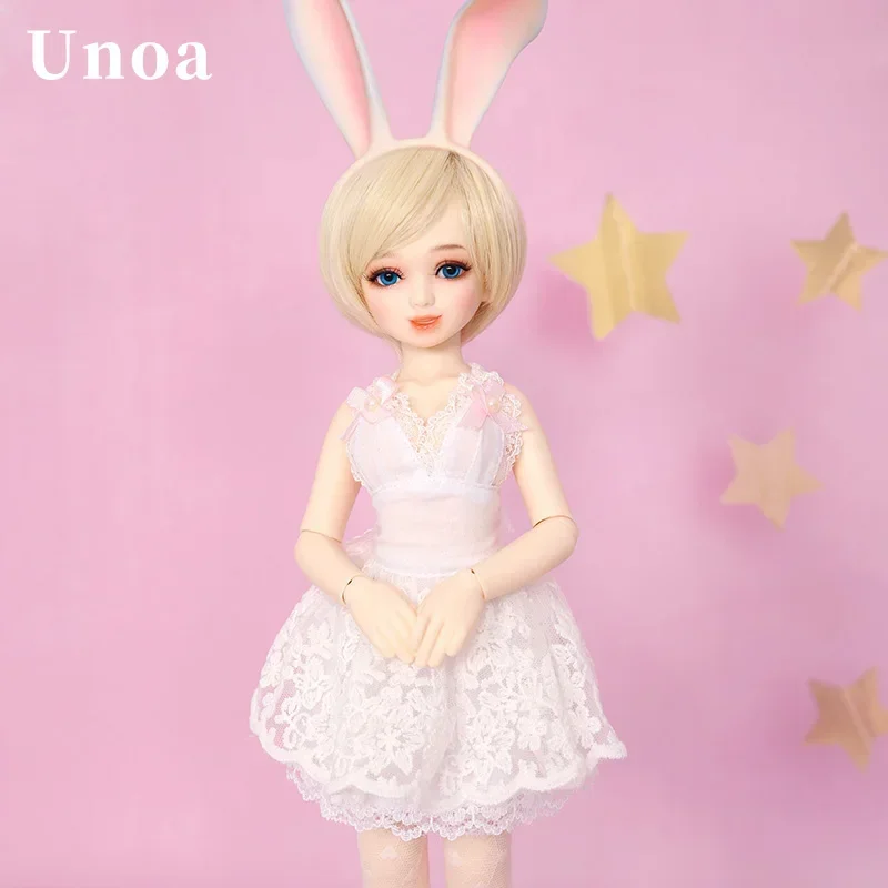 Unoa Chibi Lilin Doll BJD 1/6 Dollfie Multi Faceplates Prim Dormire Wink Giocattolo impertinente per la ragazza Miglior regalo di compleanno