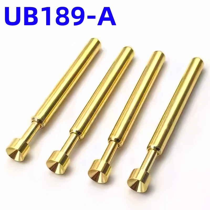 

10/50 шт. UB189-A Пружинный тестовый щуп Тестовый штифт Pogo Pin Инструмент для тестирования печатной платы Длина 36,5 мм Штифт диаметром 3,16 мм Диаметр головки чашки 4,0 мм Тестовый инструмент