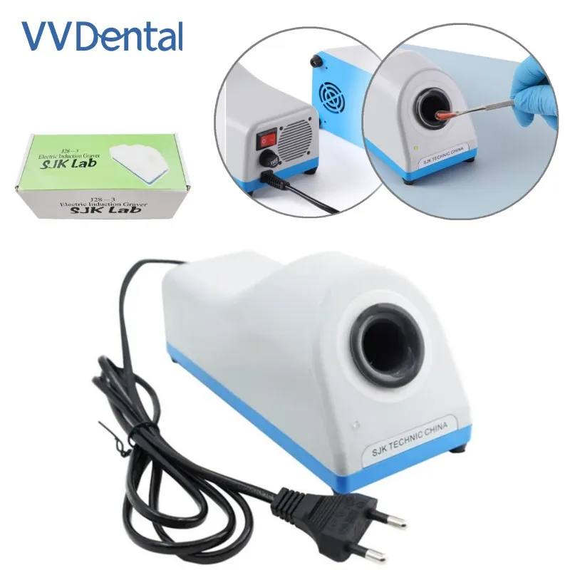 VV Dental 130W  Electronic Induction Graver Dental Wax Carving Knife Fire Free Electric Burner No Flame Wax Knives Heater