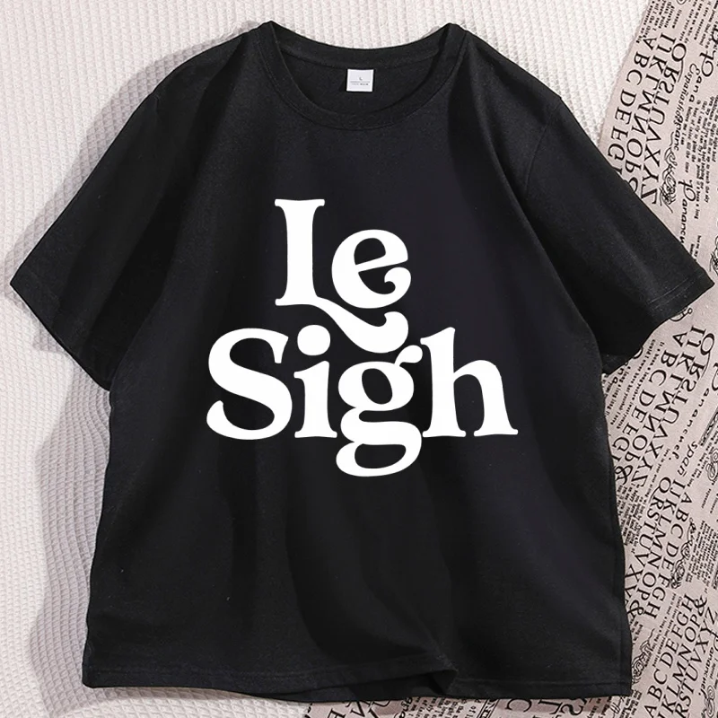 

Le Sigh T Shirt Causal Cotton Short Sleeve Crewneck Tshirt Streetwear Graphic Tees Man Designer Clothes High Quality Tops Tee