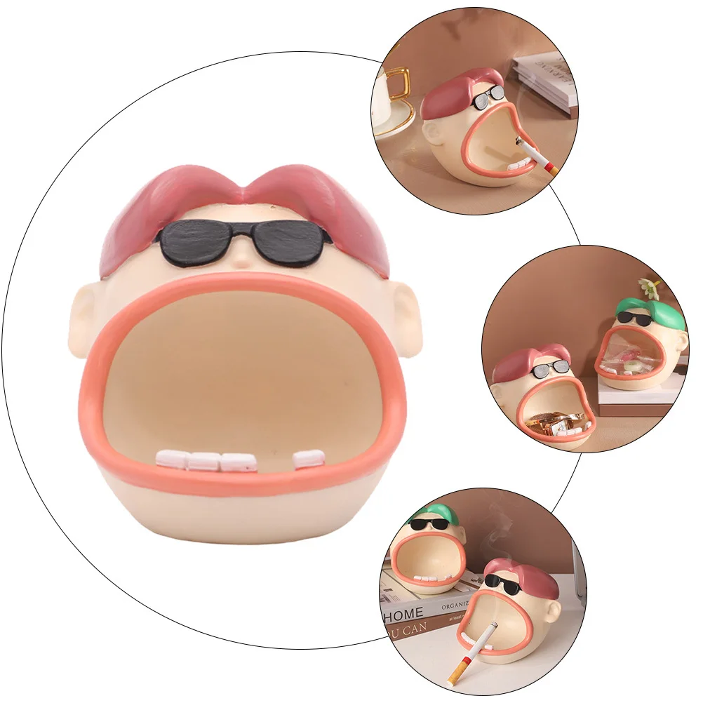 

Cigarette Ashtray Tin Cigars Funny Ashtrays Indoor for Cigarettes Cute