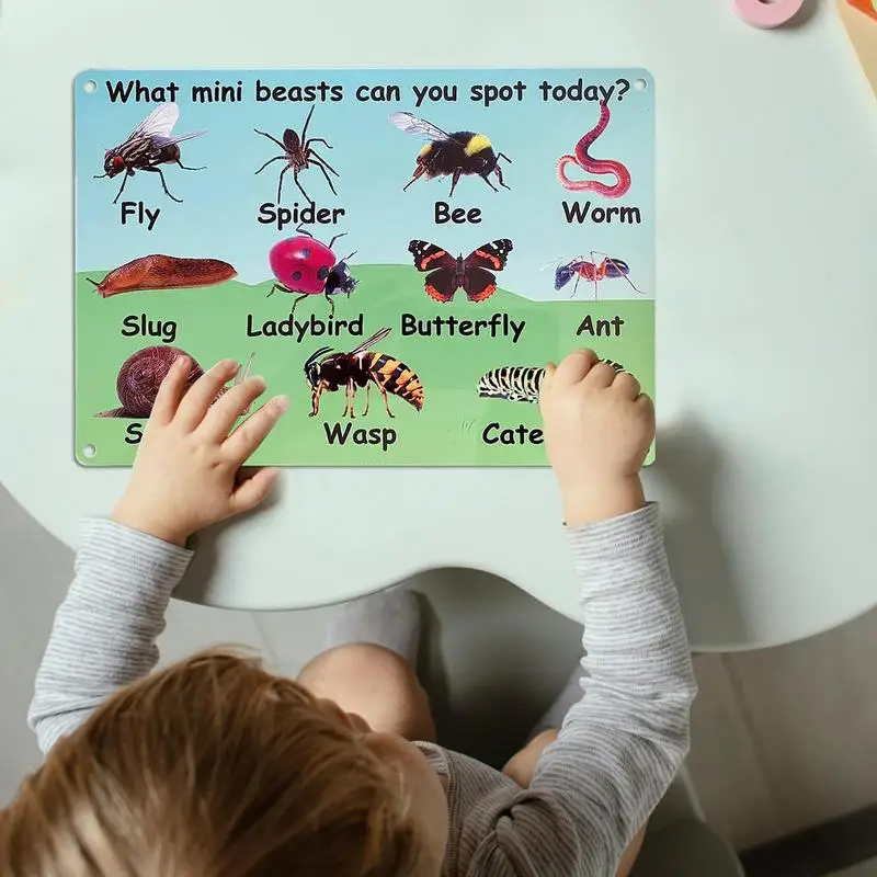 Leren Houten Bord Voorschoolse Educatieve Houten Plank Voor Dieren Leren Dieren Thema Speelgoed Veelzijdige Figuren Onderwijs Muur