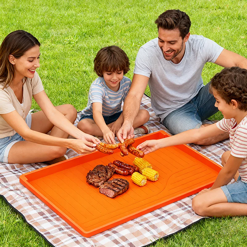 Barbecue Grill Mat Silicone Grill Mat Grill Pan Protector