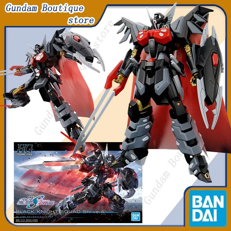 Bandai-group Black Knight Scalls AD Shi-ve.A HG GUNDAM Anime Action Figure Robot Collecemballages Assembly Model Toys Ornements Gifts