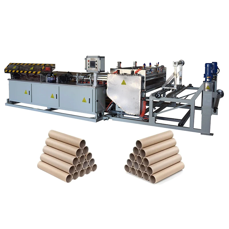 Automatic Cardboard Cylinder Winding Forming Production Line Machine Spiral Paper Tube Core Making Machine