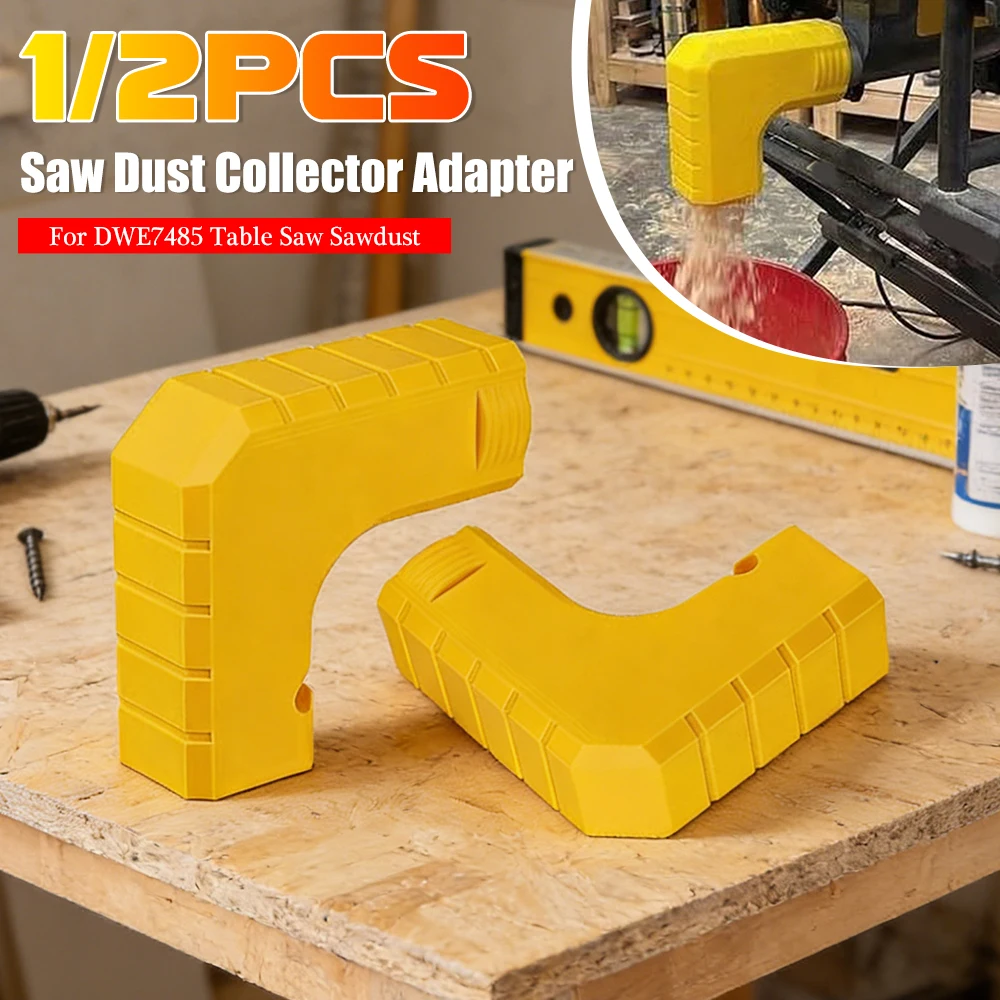 

Dust Port Adapter For DWE7485 Table Saw Snap-On Design For Efficient Sawdust Dust Collection Table Saw Dust Collector Tool