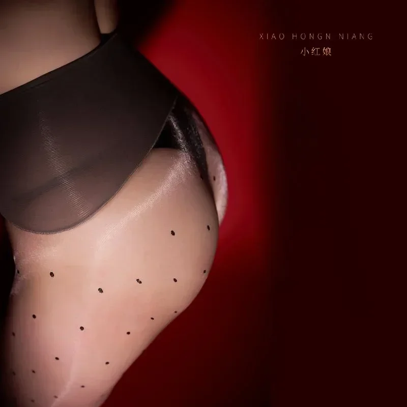 جوارب طويلة مثيرة عالية الخصر غير ملحومة ، نقطة حريرية لامعة ، جوارب شفافة ، جوارب حفلات لطيفة ، ملابس داخلية نسائية للمكتب ، رقص ، مثير ، 1D