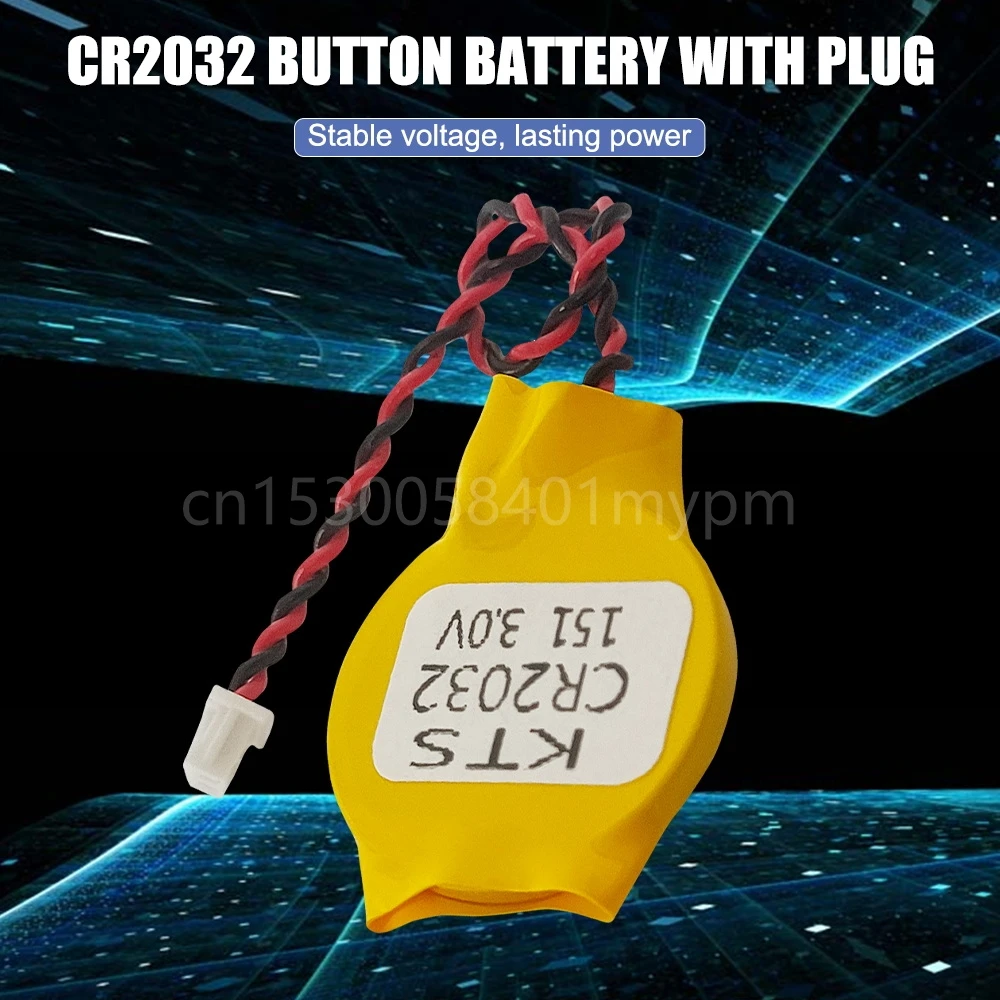 2 pz Dewtox CR2032 3V scheda madre CMOS striscia linea batteria al litio per auto telecomando bilancia bilancia candela lampada