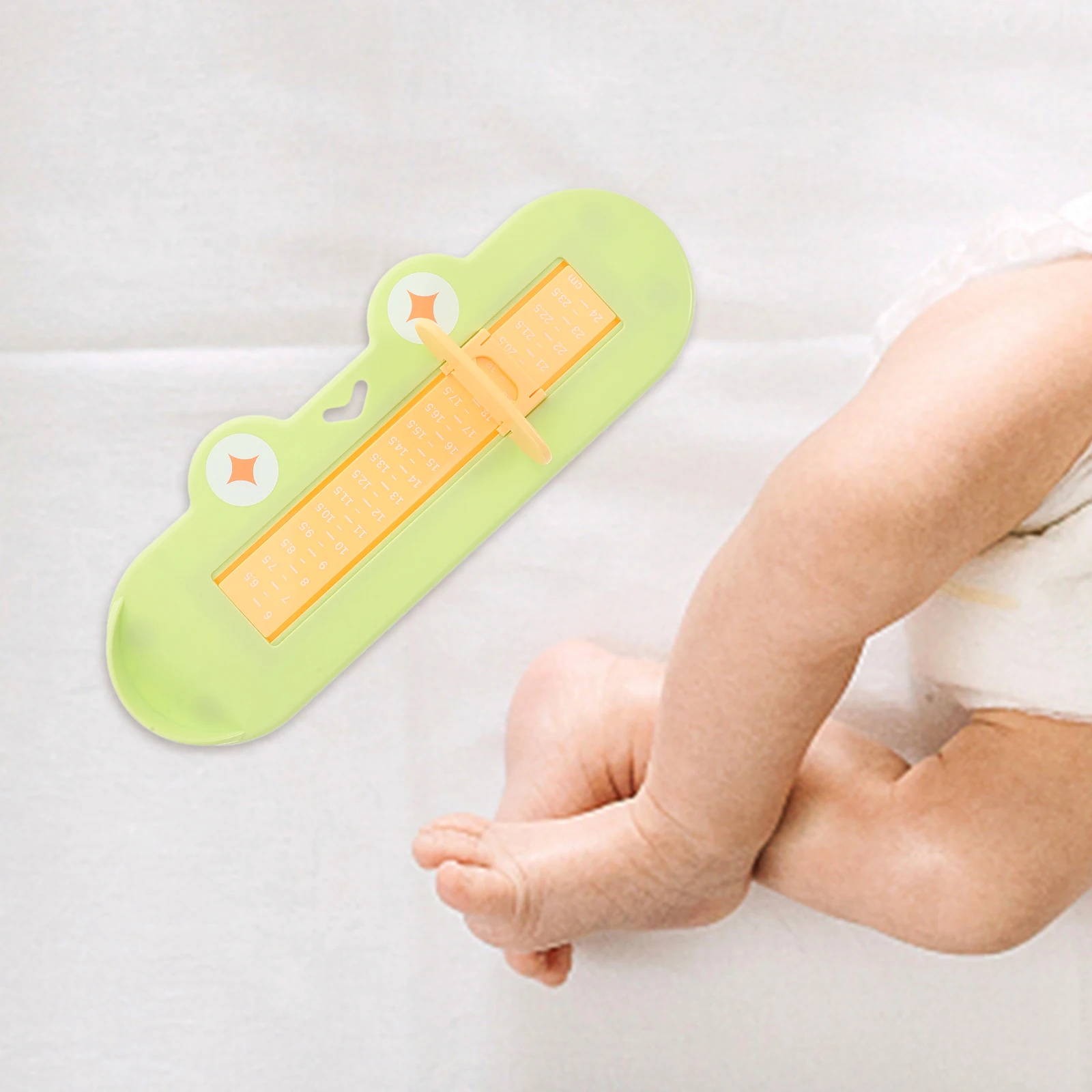 Baby Foot Measurer Kids Foot Measuring Device Toddler Shoe Size Gauge Precision Tool Home Use Plastic Length Measure