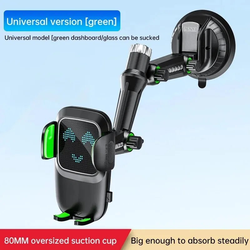 Zuignap telefoonhouder voorruit/dashboard/raam, universele zuignap autotelefoonhouder met kleverige gelpad, compatibel