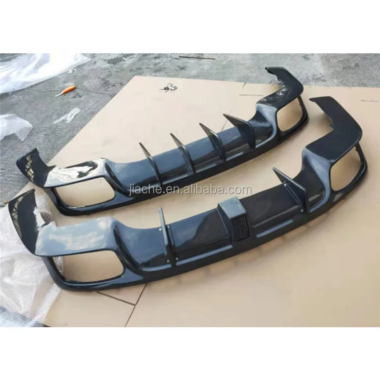 Penyebar Spoiler Bibir Belakang Serat Karbon Cocok untuk Porsche Panamera 971 2017 2018 2019 Pelindung Bumper Aksesori Mobil