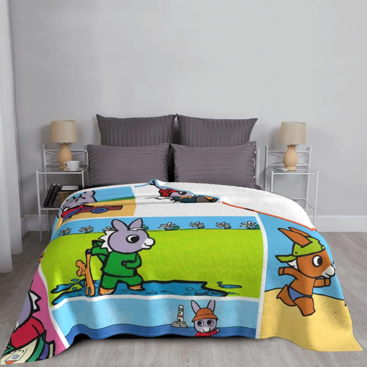 TROTRO Anime Child Plush Blanket cartoon france cute kid children Custom Throw Blankets for Home Quilt