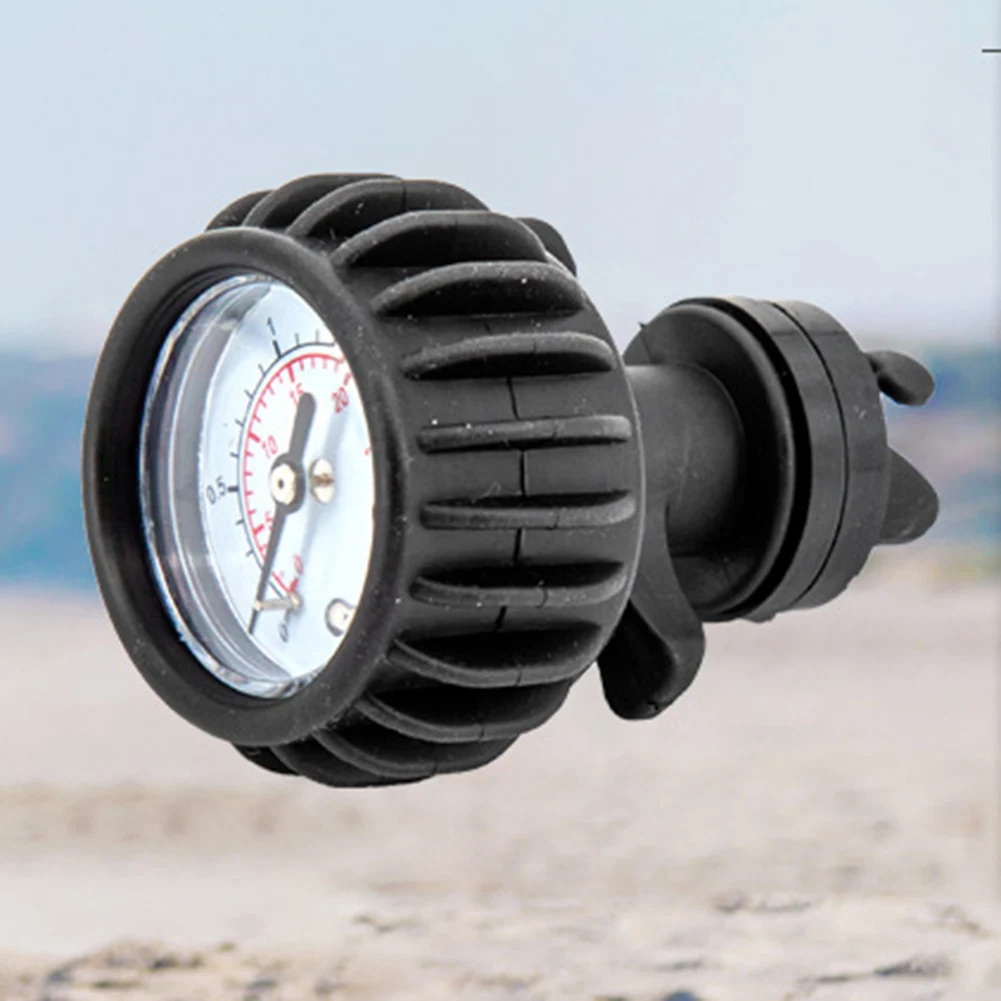 23Ps PVC Pressure Gauge Air Thermometer Barometer Pressure Gauge Air Valve Measurement For Inflatable Boat Kayak