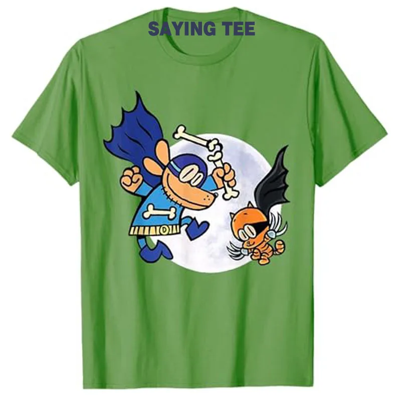 Dogman En Kat Essentieel T-Shirt Schattige Strips Grafische Outfit Jongens Mode Korte Mouw Blouses Zonen Verjaardagscadeau Zeggen Tee Tops