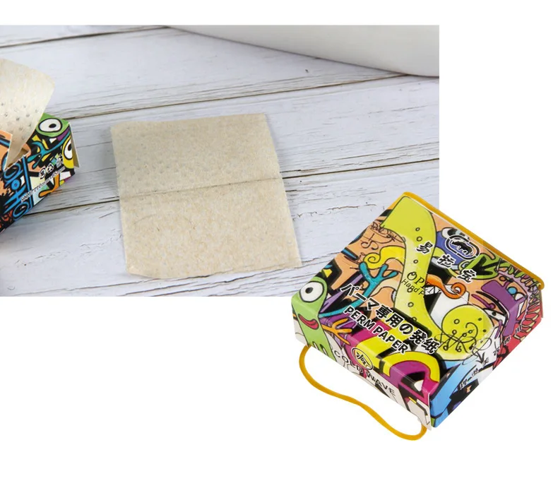 5Bag cold perm paper hair salon special Korean disposable hair positioning paper wrist convenience ultra-thin perm paper