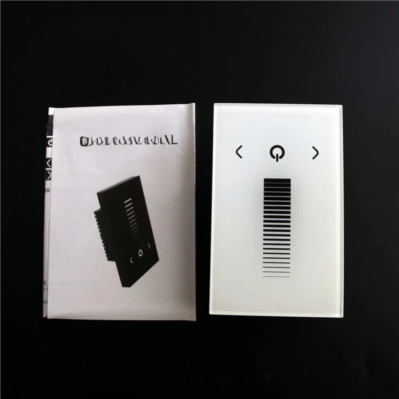 يتكيف مع ضوء LED أحادي اللون ذو الجهد المنخفض القياسي الأمريكي TM06U مع وحدة تحكم يعتم اللوحة الزجاجية التي تعمل باللمس #2