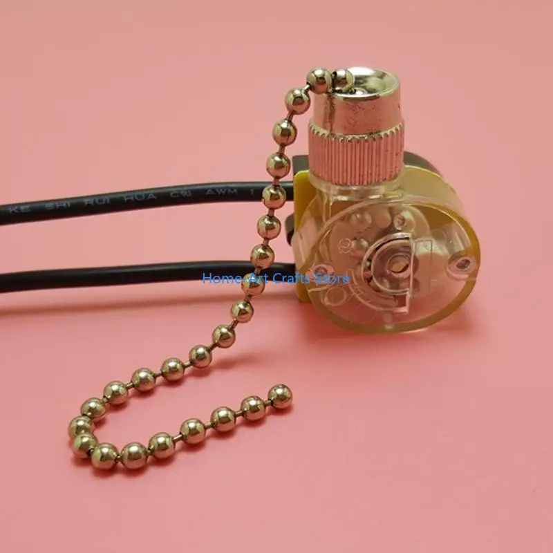 Y3NA JX42B 250V DIY Wall Light Pull Chain Cord Controller Switch for Ceiling Fan Lamp